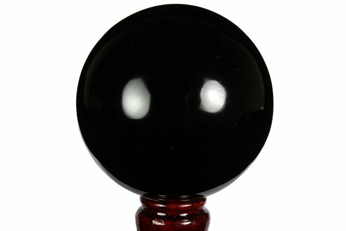 Polished Obsidian Sphere - Mexico #150640